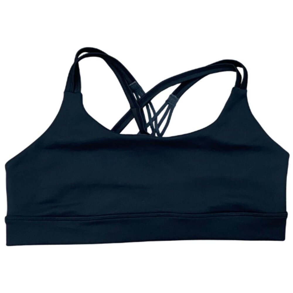 Freely Girls’ Activewear Sports Bra Black Strappy Back Detail XL NEW